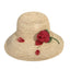 Handmade Silk Flower-Embellished Woven Straw Hat-WCM025 Accessories WAAMII   