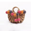 Handmade Straw Hairball Tassel Handbag Travel Beach Bag bags WAAMII Default Title  