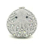 Hollow Out Diamante Octopus Crystal Clutches Purse bags WAAMII AB silver  