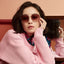 Horsebit Myopia Sunglasses Polarized Anti-UV Prescription Women Sunglasses-58584