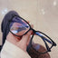 Large Frame Wood Grain Frame Eyeglasses Blokz Photochromic Transition Lenses-9185 Accessories WAAMII C2  