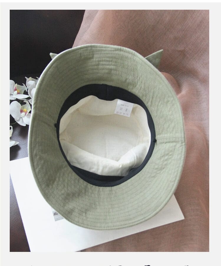 Linen And Cotton-blend Crusher With Butterfly Knot Accessories WAAMII   