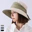 Linen And Cotton-blend Crusher With Butterfly Knot Accessories WAAMII Green  