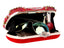 Luxury Beaded Crystal Rhinestone Evening Bag Red Clutch Bag - - Luxury bags by WAAMII
