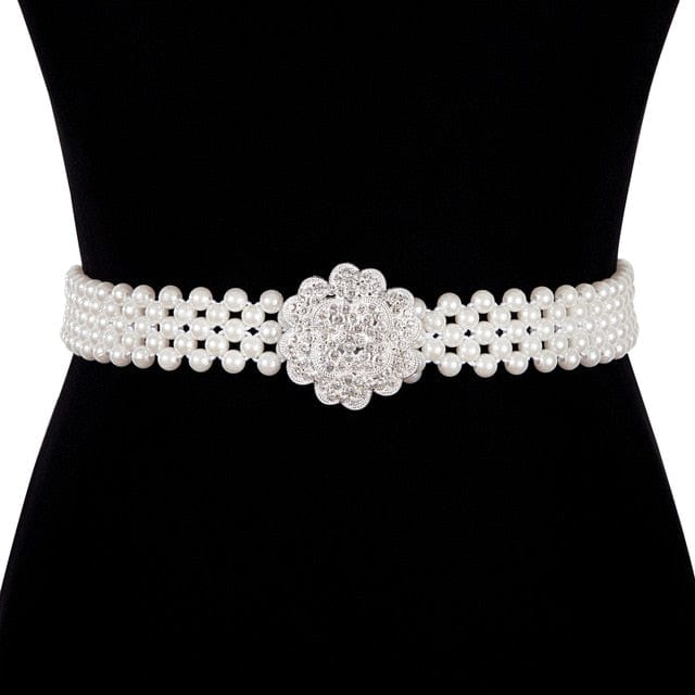 Luxury Bling Crystal CZ Diamond Belt-WMD1017 Accessories WAAMII   