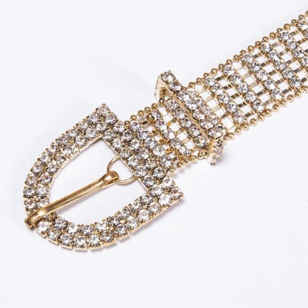 Luxury Bling Crystal CZ Diamond Belt-WMD1017 Accessories WAAMII   