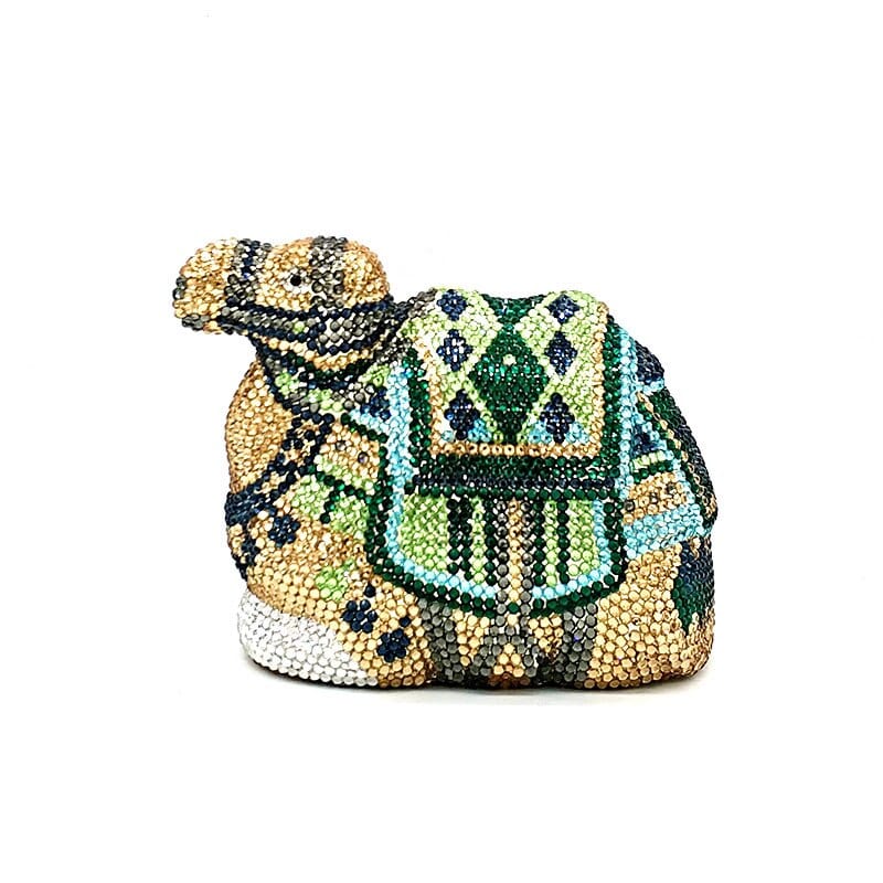 Luxury Camel Crystal Clutch Purse - Color 2 - Luxury bags by WAAMII