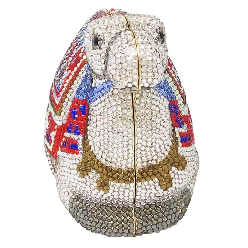 Luxury Camel Crystal Clutch Purse - - Luxury bags by WAAMII