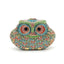 Luxury Crystal Diamond Animal Evening Bag Hollow-Out Owl Clutch bags WAAMII   