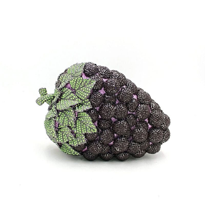 Luxury Crystal Grape Clutch - Color 12 - Luxury bags by WAAMII