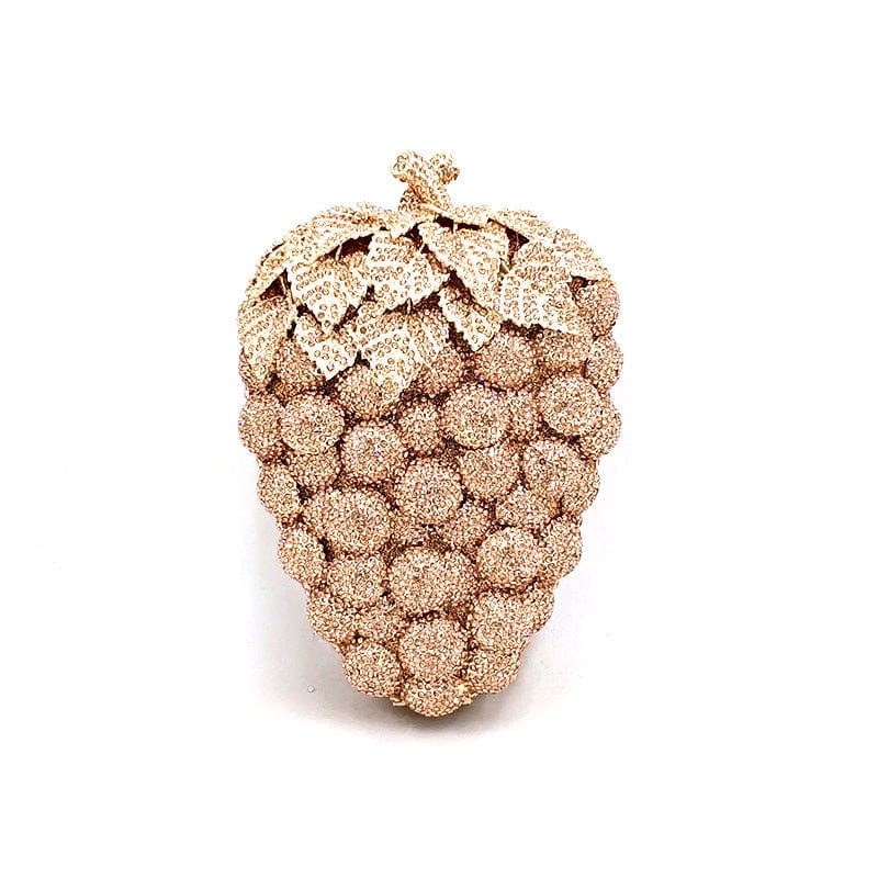 Fruitilicious Bitten Apple Luxury Crystal Clutch Purse | Little Luxuries  Designs