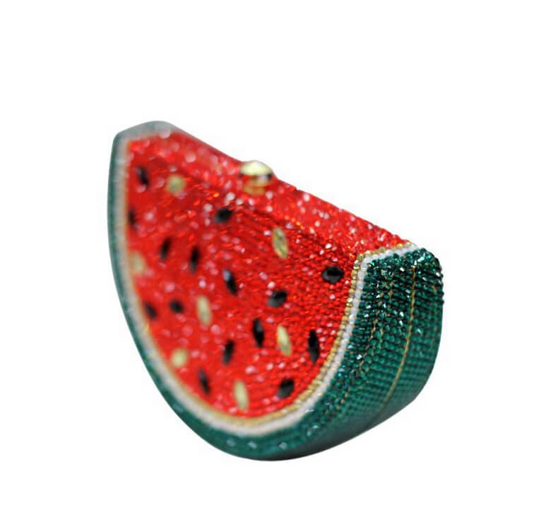Luxury Crystal Rhinestone Watermelon Clutch bags WAAMII   