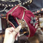 Luxury Fabric Rhinestone Jeweled Boho Headbands Turban Headbands For Girls Women Accessories WAAMII Burgundy  