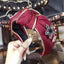 Luxury Fabric Rhinestone Jeweled Boho Headbands Turban Headbands For Girls Women Accessories WAAMII Burgundy  