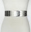 Luxury Gold/Silver/Black Elastic Wide Black Metal Belt For Women-WG13 Accessories WAAMII silver M 75cm to 85cm 