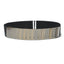 Luxury Gold/Silver/Black Elastic Wide Black Metal Belt For Women-WG13 Accessories WAAMII   