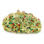 Luxury Green Tone Crystal Beaded Party Clutch For Ladies bags WAAMII   