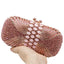 Luxury Hollow Out CZ Diamante Crytal Clutch - - Luxury bags by WAAMII