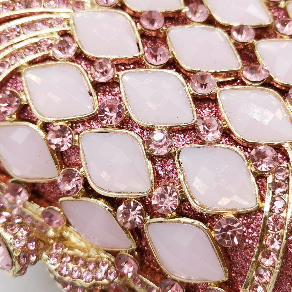 Luxury Hollow Out CZ Diamante Crytal Clutch - - Luxury bags by WAAMII