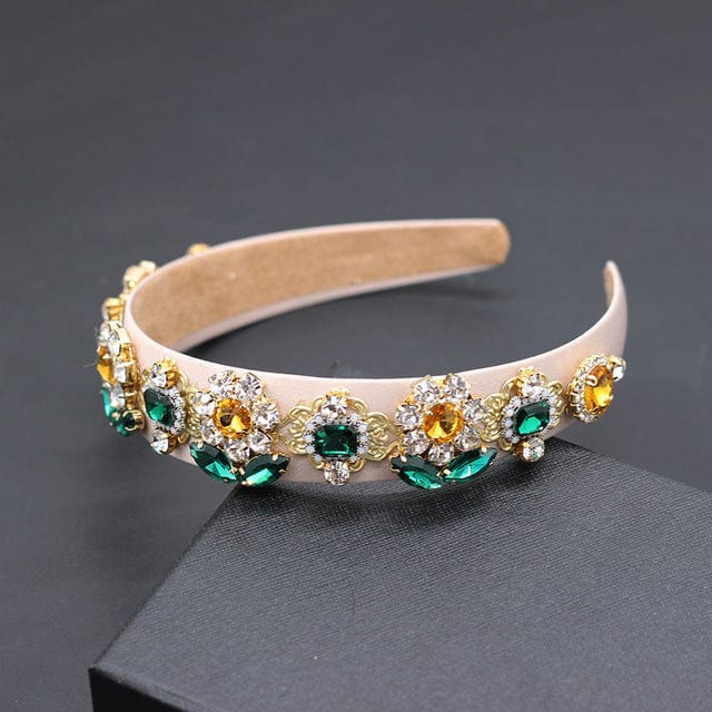 Luxury Jeweled Headband Rhinestone Crystal Hairband WH876 Accessories WAAMII 1  
