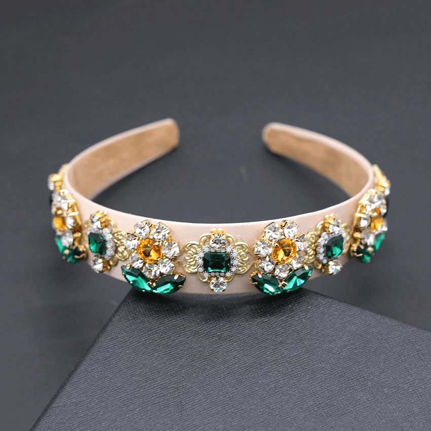 Luxury Jeweled Headband Rhinestone Crystal Hairband WH876 Accessories WAAMII   