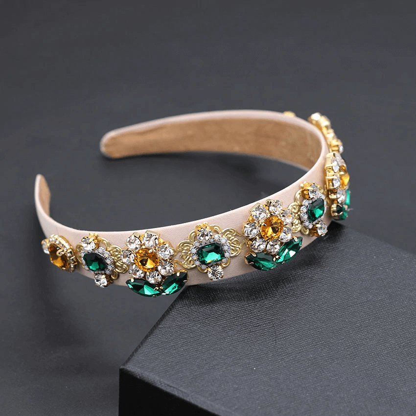 Luxury Jeweled Headband Rhinestone Crystal Hairband WH876 Accessories WAAMII   