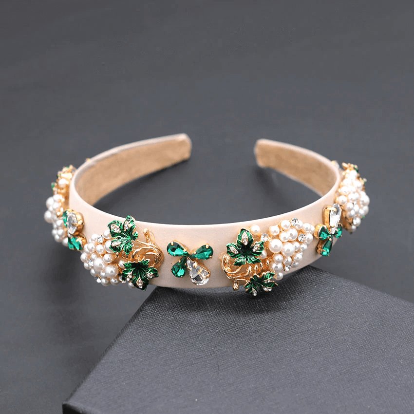 Luxury Jeweled Headband Rhinestone Crystal Hairband WH876 Accessories WAAMII   