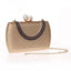 Luxury Pearl Clasp Glittery Crystal Rhinestone Clutch bags WAAMII   