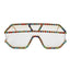 Luxury Rhinestone Geometric Patterns Oversized Sunglasses Accessories WAAMII   
