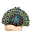 Luxury Rhinestone Peacock Clutch