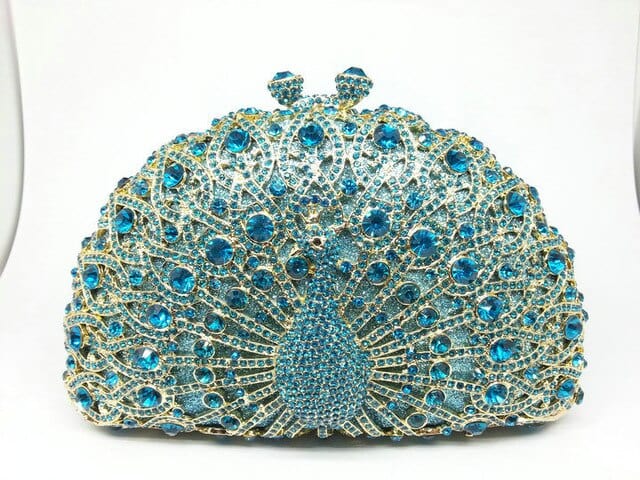 Luxury Rhinestone Peacock Clutch bags WAAMII 18  