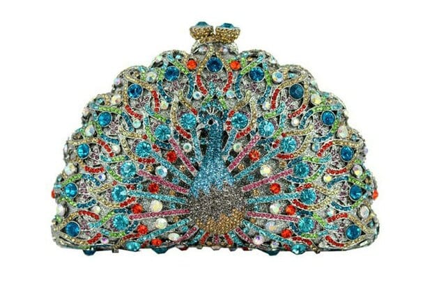 Luxury Rhinestone Peacock Clutch bags WAAMII 17  