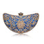 Luxury Sequined Hollow Out Crystal Moon Fashion Clutch bags WAAMII blue  