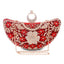 Luxury Sequined Hollow Out Crystal Moon Fashion Clutch bags WAAMII Red  