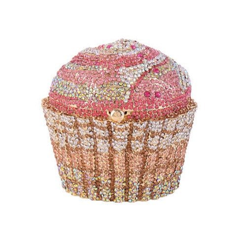Mini Cupcake Clutch Crystal Evening Purse bags WAAMII 3 9.5cm X 9.5cm 