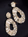 Modern Tone Geometric Hoop Earrings - - Luxury Jewelry by WAAMII