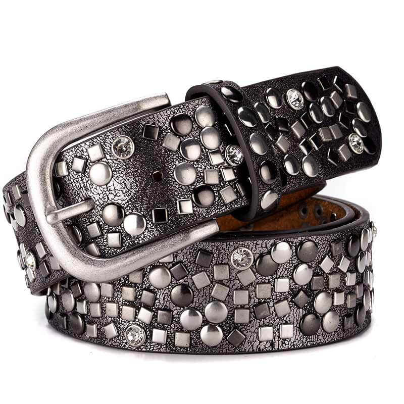 Multi-rivet Studded Embellished Buckle Belt Punk Belt | WAAMII Multi-rivet Studded Embellished Buckle Belt Punk Belt | WAAMII