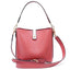New Designer Women's Leather Crossbody Bag Shouder Bag-Brick Red/White/Black bags WAAMII Brick red  