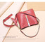 New Designer Women's Leather Crossbody Bag Shouder Bag-Brick Red/White/Black bags WAAMII   