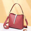 New Designer Women's Leather Crossbody Bag Shouder Bag-Brick Red/White/Black bags WAAMII   