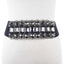New Rhinestone Belt Full Crystal Wide Wristband-WL36 Accessories WAAMII Gray 63cm 