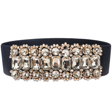 New Rhinestone Belt Full Crystal Wide Wristband-WL36 - - Luxury Accessories by WAAMII