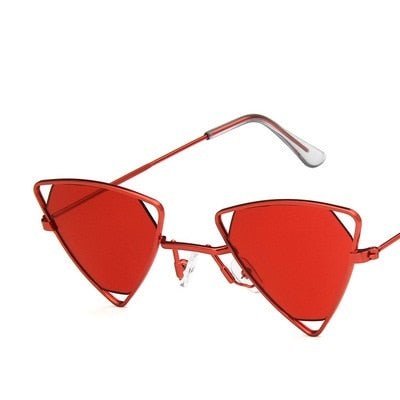 New Women Triangle Oculos New Vintage Punk Sunglasses - Red - Luxury Accessories by WAAMII