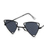 New Women Triangle Oculos New Vintage Punk Sunglasses Accessories WAAMII Black Gray  