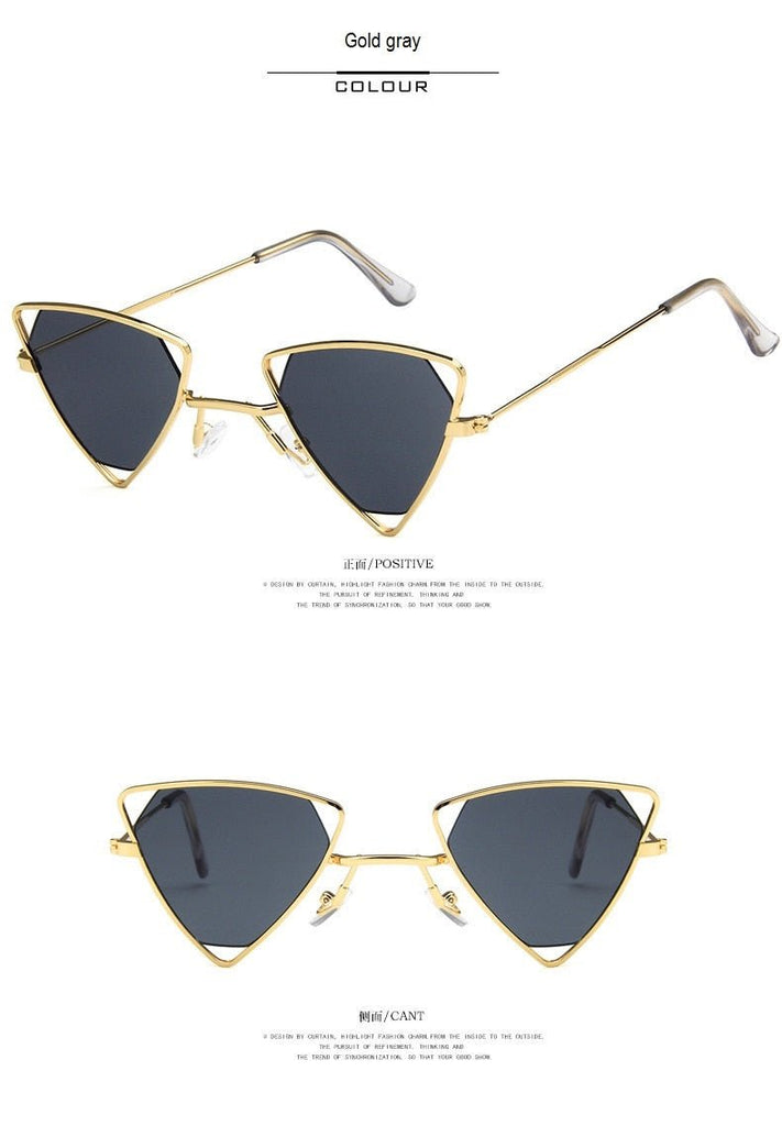 New Women Triangle Oculos New Vintage Punk Sunglasses - - Luxury Accessories by WAAMII