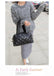 Nylon Shell Down Women Messenger Bag Ladies Quilted Handbag bags WAAMII   