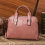 Oil Wax Leather Women Totes Luxury Handbags bags WAAMII Pink  