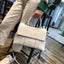 Orrie Wax Oil Genuine Leather Casual Tote bags WAAMII white  