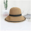 Packable Raffia Straw Hats Wide Brim Ladies Hats For Summer Accessories WAAMII   