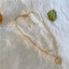 Pearl Pendant Asymmetric Clavicle Chain Necklace - F Freshwater Pearls - Luxury Jewelry by WAAMII